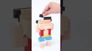 Luffy - Onepice | Cute Blocks #shorts #onepiece