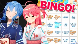 Miko and Suisei's absurd Bingo brings healing just by watching [hololive/ Eng sub]