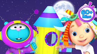 החיוך של רוזי | יום נהדר בחוץ! 🚀 רקטה לירח 🌙 קריקטורה של שעה לילדים