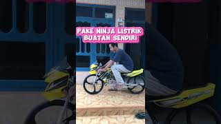 Tes drive sepeda ninja listrik