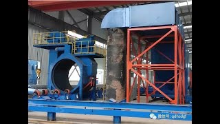 Installation Steel Pipe External Three layer PE 3LPE anticorrosion coating line