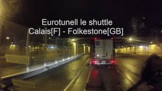 Wakacje w Trasie 2016 #2 Eurotunell le shuttle Prom P&O