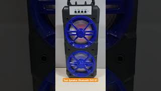 TEST SUARA SPEAKER BLUETOOTH 041BT #speakermurah  #speakerbluetooth #speakerportabel