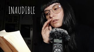 ASMR ITA | FAST INAUDIBLE PER FARTI ADDORMENTARE 📖🌸 | INAUDIBLE WHISPERING AND BREATHING SOUNDS