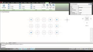 Rectangular Array in AutoCAD -- in Arabic