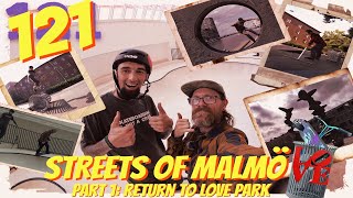 Return to iconic skatepark Love Park in Malmö, fun skate session with my friend