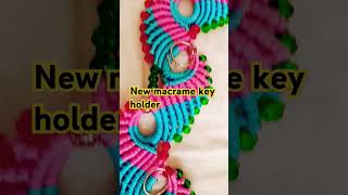 Macrame key holder #macramedesigns #diy #macrame #macramecraft