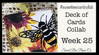 Week 25 Collage Collab | Deck of Cards Collab Weekly Project | Collage Challenge #sweetbeecardcollab