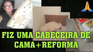 DICA:COMO FAZER CABECEIRA DE CAMA ECONÔMICA+O QUE COMPREI COM O PAGAMENTO DO YOUTUBE?