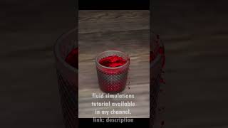 fluid simulations-mds design #shorts #shortsvideo #water #physics