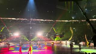 EHF Final4 Aerial show / Hairhanging / Goldensilks / Vincze Tünde Produkcio  MVM DOME