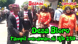 Desa Bloro tampil menawan . || di Hari jadi Besuki ke 259