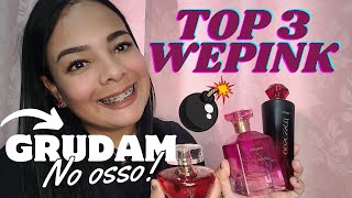 3 perfumes wepink grudam No Osso💕#michelelisi #wepink #perfume