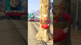 GTA V: PATLU SAVING MOTU FROM THOMAS THE TRAIN #shorts