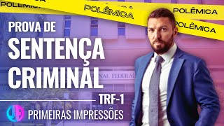 Prova Sentença Criminal TRF1