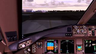 Flight BA95  EGLL-CYUL Pilots View (FSX) B77W