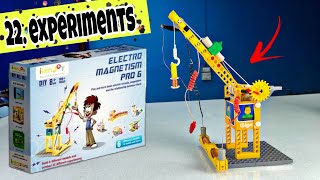 Elecro Magnetic Crane Iken Joy  - How to Make Electromagnet - Science  Kit - Peephole View Toys