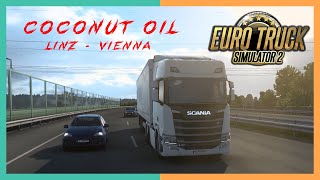 Scania R High Roof 450HP Euro Truck Simulator 2 | Coconut Oil | Linz - Vienna | Skondegay