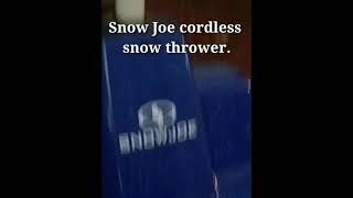 Snow Blower 11" 24 volt cordless SNOW JOE