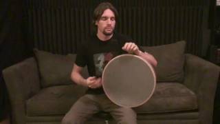 Matt Kilmer demos the "Cooperman 99" frame drum