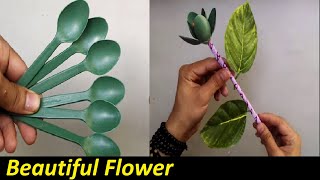 Beautiful Spoon Flower make at home , How to make | Mr Gactack