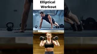 Elliptical Workout | Big Interval Challenge | Elliptical workouts for weight Loss | #shorts