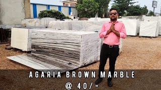 Brown Agaria Marble in Kishangarh At 40/- | Indian Marble Varieties in @ShreeVardhmanSagarMarbles