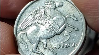 Greek Pegasus and more from a 3 pound foreign coin mystery lot