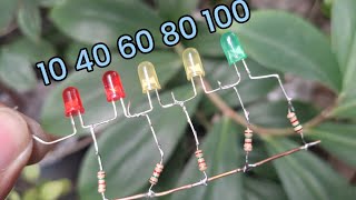 Simple 12 Volt Battery Level Indicator Circuit/Battery Level Indicator 12v