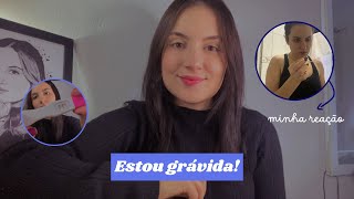 Descobrindo a gravidez + minha reação!!!