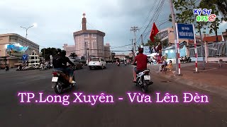 TP Long Xuyên Vừa Lên Đèn. Nhà Thờ Long Xuyên - Đèn 4 Ngọn. Relaxing Music. @KySu075