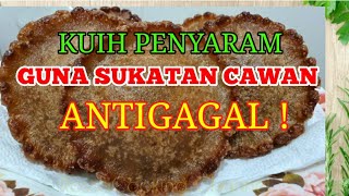 CARA Membuat Adunan Kuih Penyaram Gula Merah Berserat ❤  Penjaram | cucur jawa | Panjaram |Episod 40