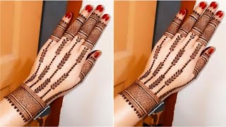 Easy Backhand Mehndi Design || Latest Stylish Mehandi Design For Backhand || Simple Mehndi ||Mehandi