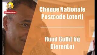 Overval Ruud Gullit - Cheque Nationale Postcode Loterij