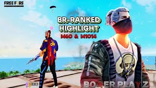 Br-Rank Highlight Game Play | Best Game Play+Booyah | Boxer Playz Free Fire