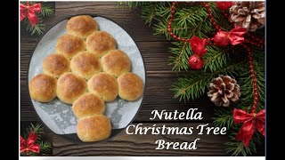 Nutella Christmas tree bread recipe/Christmas special recipes/Christmas party recipes/Nutella bread