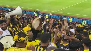 طرب وسلطنة حمدان مغربي اخر الدقايق الاتحاد وضمك 💛🖤