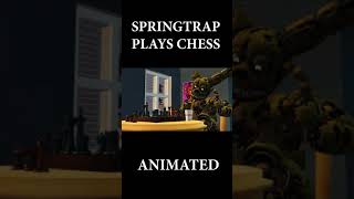 Springtrap Plays Chess #Shorts