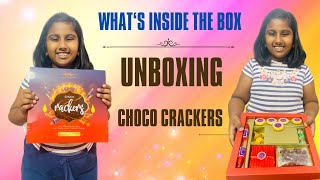 Unboxing Diwali special chocolate crackers || choco crackers unboxing