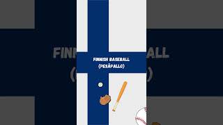 Pesäpallo: Finland's Exciting Baseball Twist You’ve Never Heard of             -Must Watch! #shorts