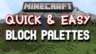 You NEED Block Palettes In Minecraft And Where To Get Them