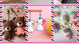 chaveiro amigurumi em crochê