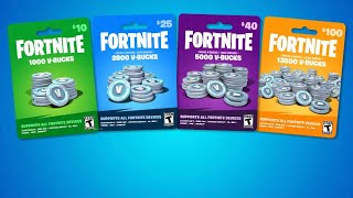 VBUCK GIFTCARDS ARE COMING TO FORTNITE! (NEW FORTNITE CHRISTMAS PROMOTION)