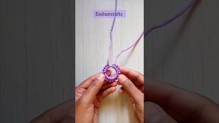 Paracord Macrame Keychain in 5 Minutes! #shorts #paracord #macrame #keychain #5minutecrafts