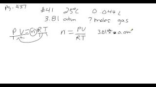 Ideal Gas Law pg 437