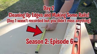 DIY Screen Printing Drying Box: Day 2 Tablesaw and Rails (S2; E6)