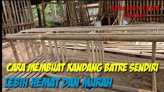 Cara membuat kandang batre ayam petelur