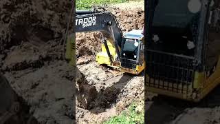 👆 Excavator Matador Shantui Stuck In Deep Mud Part 6