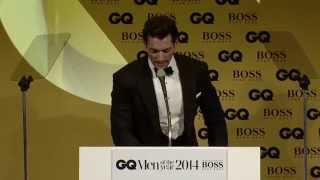 David Gandy presenting at the GQ Men Of The Year Awards (02/09/2014)