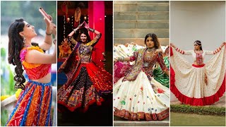 Navaratri Photoshoot Ideas For Girl | Garba Poses With Dandiya | Navaratri Poses | Navaratri